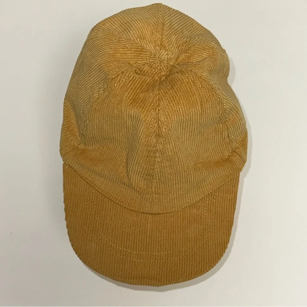 Toddler Corduroy Brown Tan 3T Cotton Hat Cap Boy